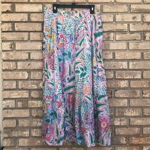 Talbots pretty long skirt with pockets!!!!